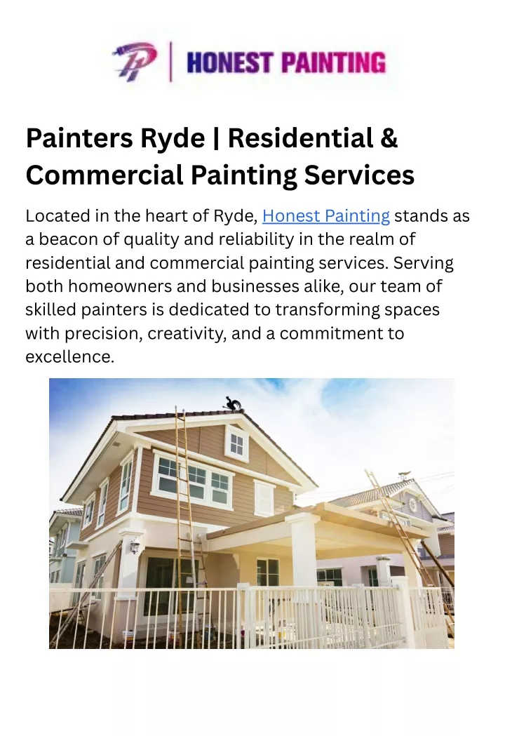 painters ryde residential commercial painting