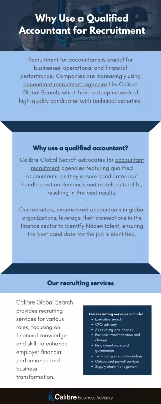 Why Use a Qualified Accountant for Recruitment?