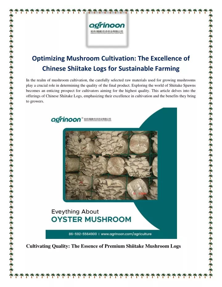 optimizing mushroom cultivation the excellence