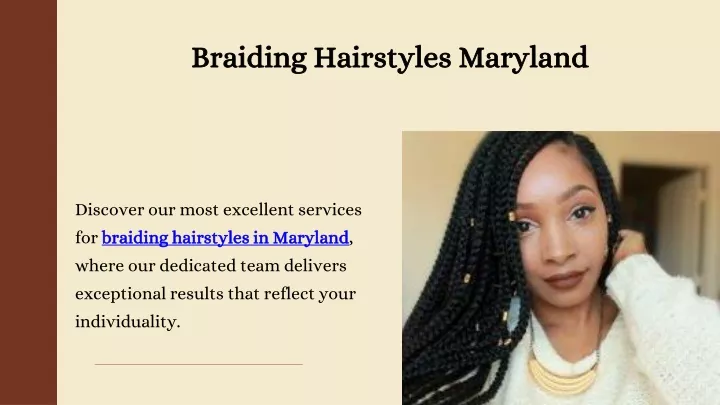 braiding hairstyles maryland
