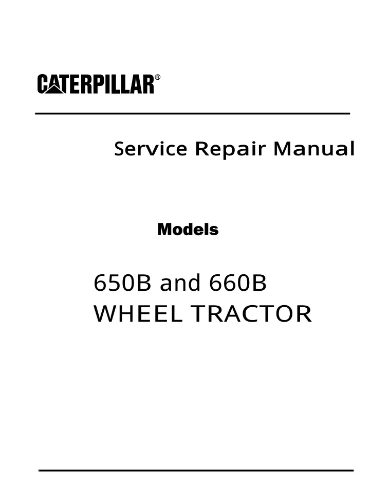 service repair manual