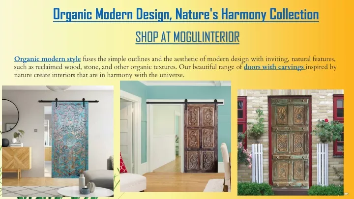 organic modern design nature s harmony collection