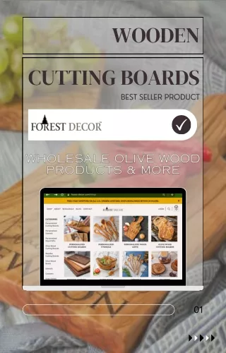 Forest Decor - Olive Wood Cutting Board - Wholesale Cutting Boards & More