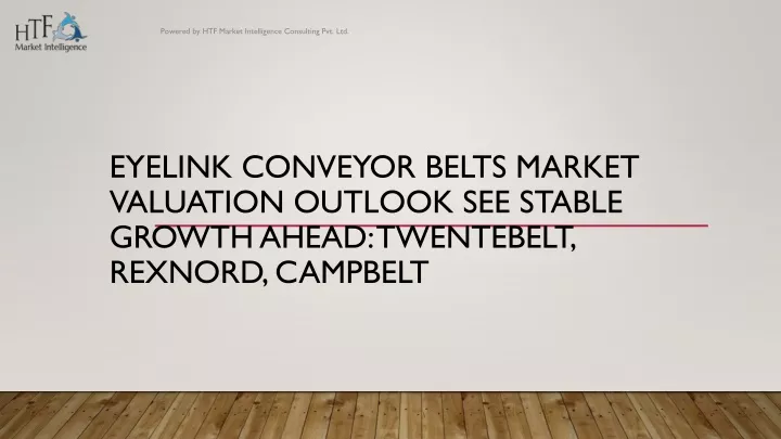 eyelink conveyor belts market valuation outlook see stable growth ahead twentebelt rexnord campbelt