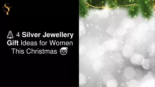 4 Silver Jewellery Gift Ideas for Women This Christmas