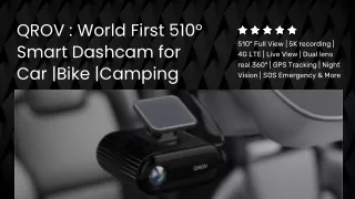 QROV  World First 510° Smart Dash Cams with Cloud Storage
