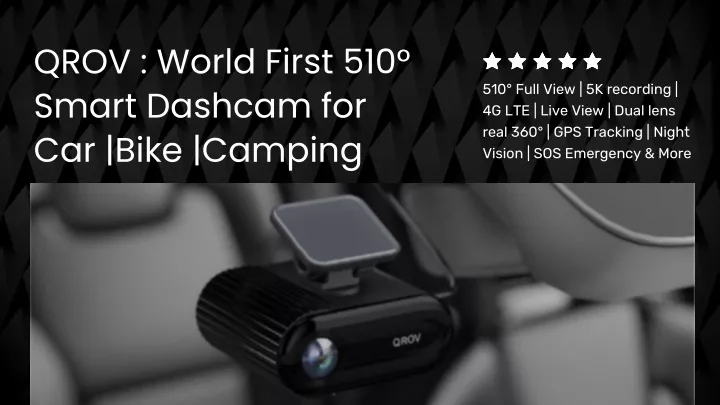 Dash Cam with Cloud Storage