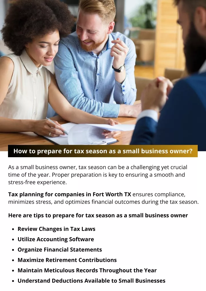 how to prepare for tax season as a small business