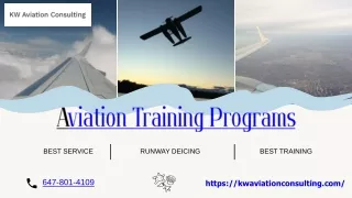 From Ground to Air: Mastering the Basics in Aviation Training Programs