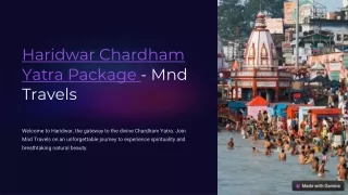 Haridwar Chardham Yatra Packages for Spiritual Bliss