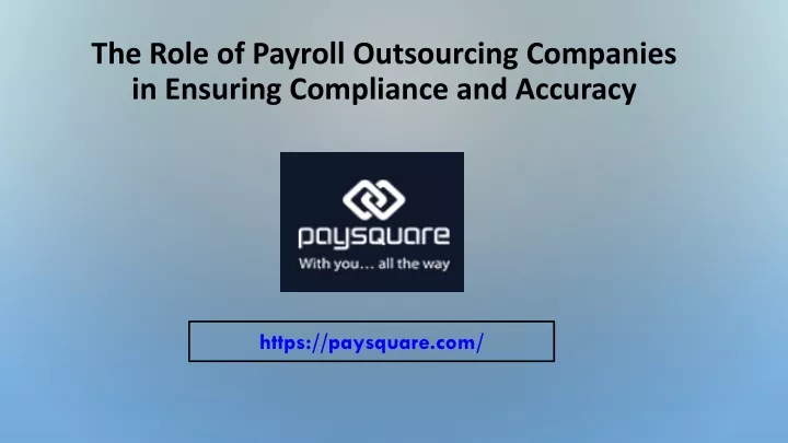 the role of payroll outsourcing companies