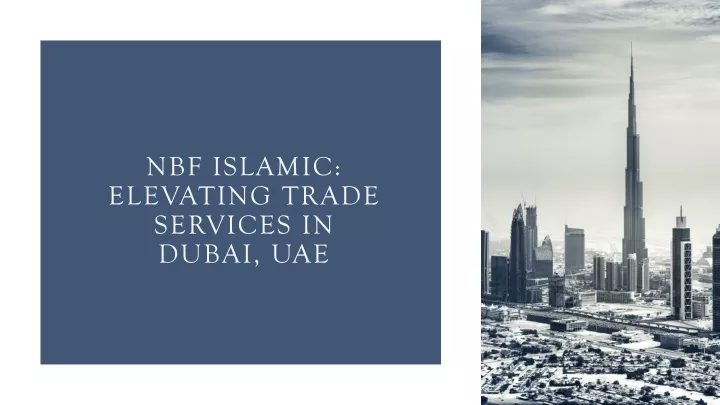 nbf islamic elevating trade services in dubai uae