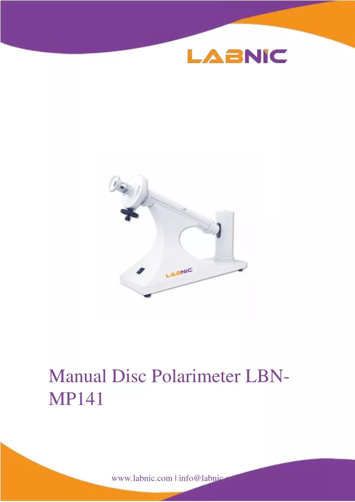 manual disc polarimeter lbn mp141