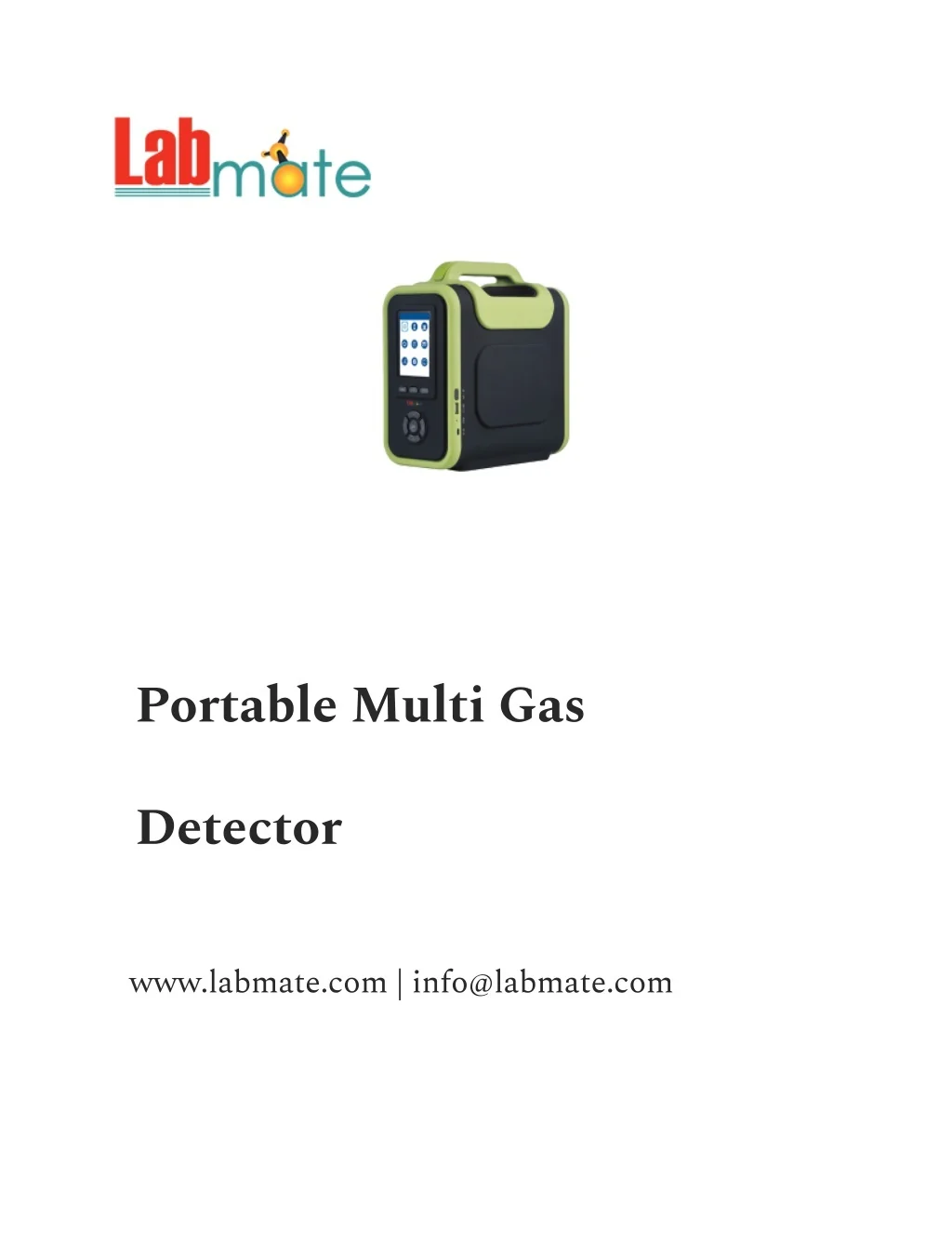 PPT - Portable Multi Gas Detector PowerPoint Presentation, free ...