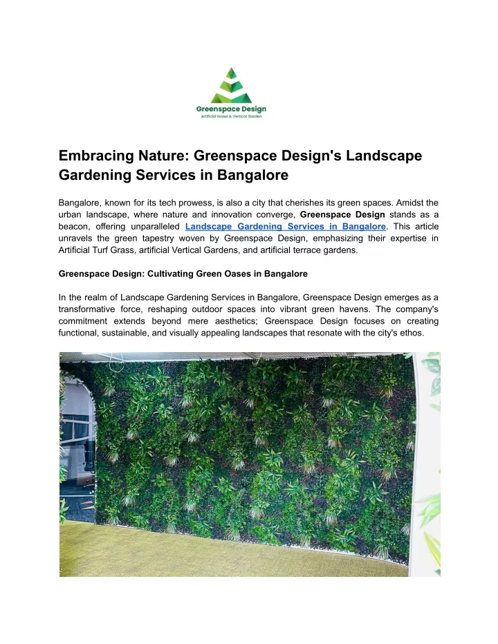 embracing nature greenspace design s landscape