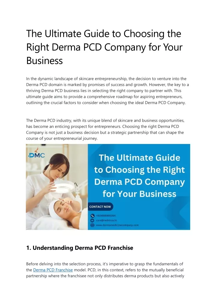 the ultimate guide to choosing the right derma