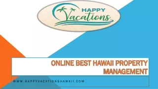 Online Best Hawaii Property Management