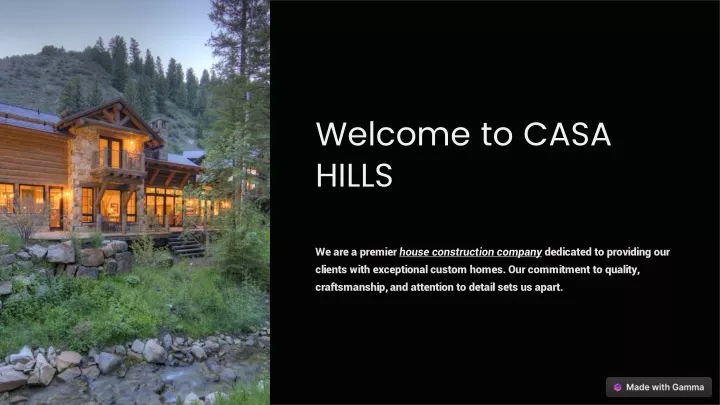 welcome to casa hills