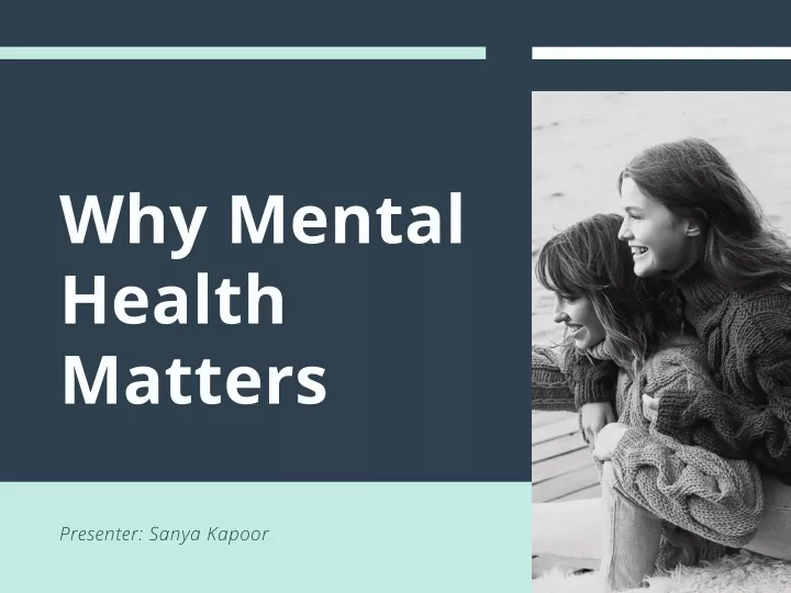 why mental health matters