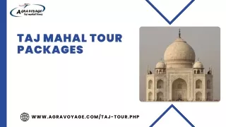 Taj Mahal tour Packages