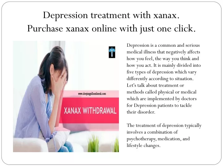 depression treatment with xanax purchase xanax
