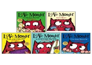 Ebook❤️(download)⚡️ Love Monster Series 5 Books Collection Set By Rachel Bright (Love Mons