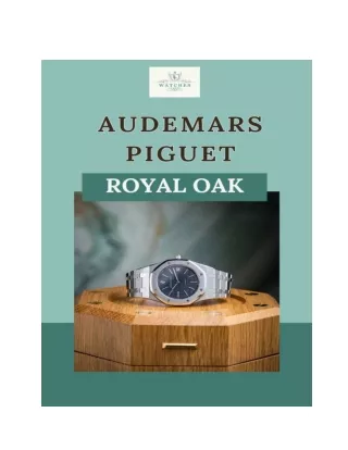 RC Watches Investment - The Audemars Piguet Royal Oak