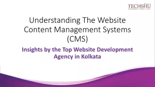 Understanding The Website Content Management Systems