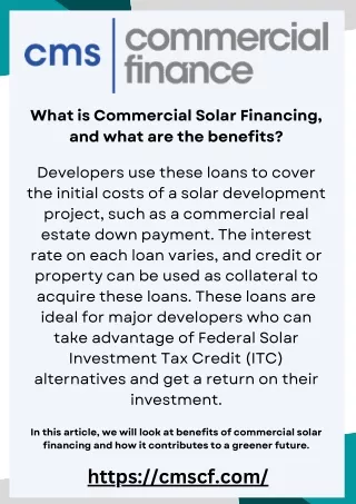 Empowering Tomorrow Navigating Solar Energy Financing for a Sustainable Future
