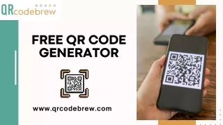 How to Create Free QR Code Generator PPT