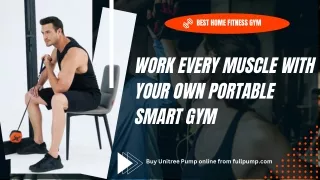 Work Every Muscle With Your Own Portable Smart Gym