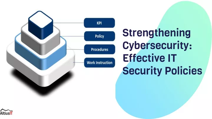 strengthening cybersecurity effective it security policies