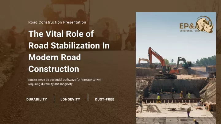 road construction presentation