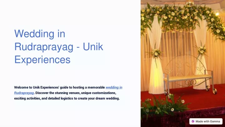 wedding in rudraprayag unik experiences