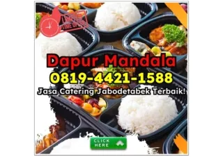 NIKMAT! CHAT 0819-4421-1588 Terima Jasa Catering Pesta Depok Jatijajar