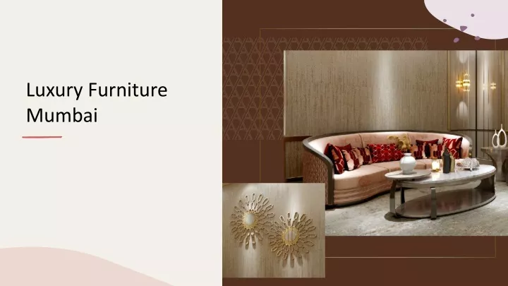 luxury furniture mumbai