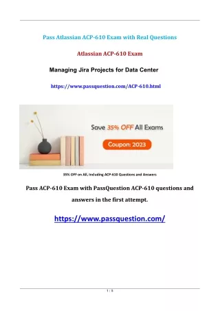 pass atlassian acp 610 exam with real questions