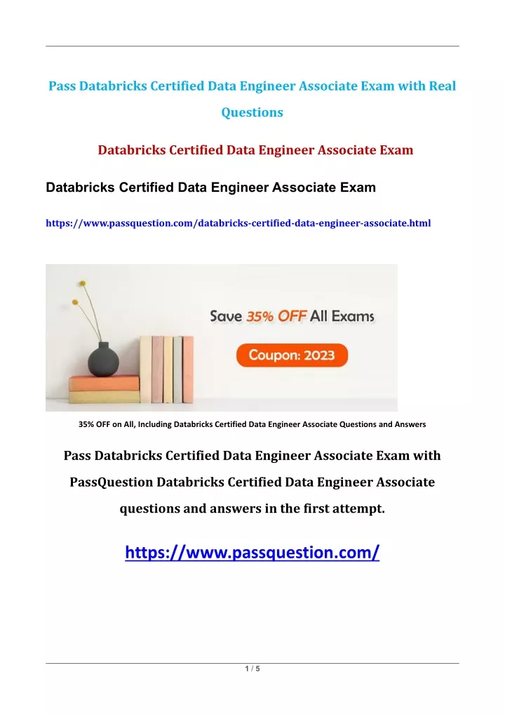 PPT - Databricks Certified Data Engineer Associate Exam Questions ...