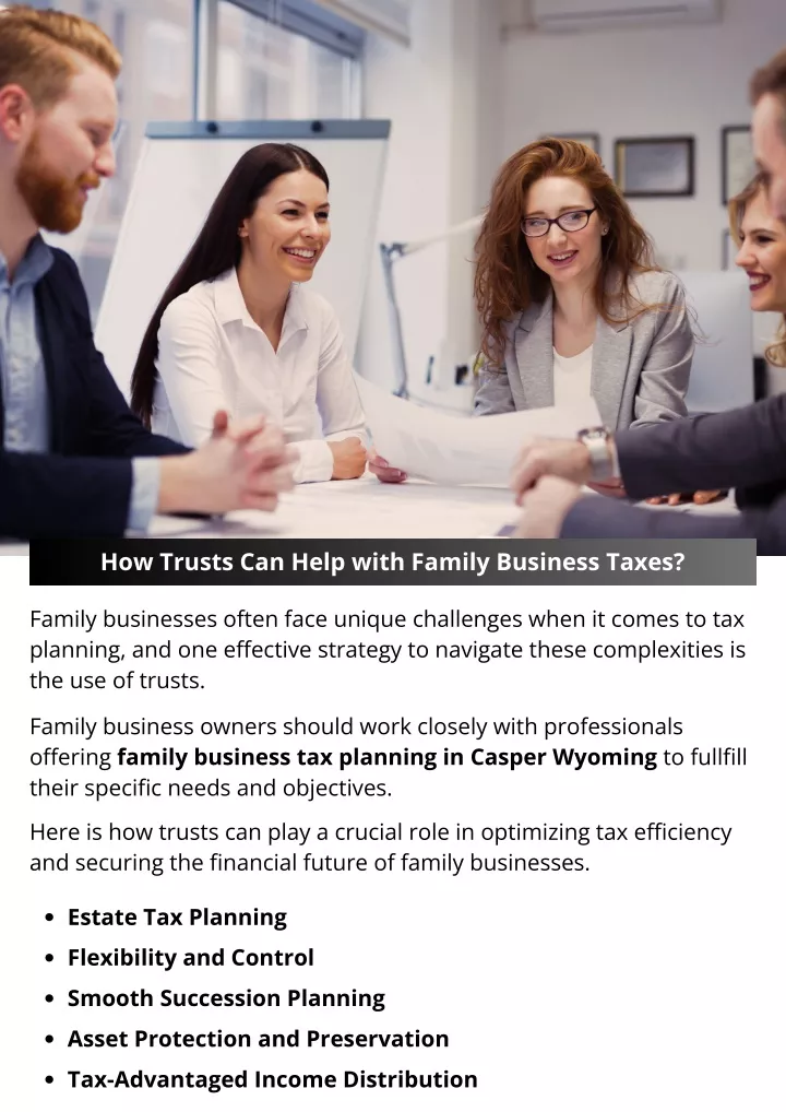 how trusts can help with family business taxes