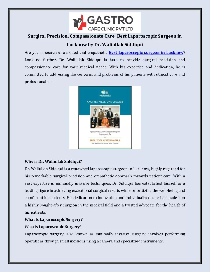 surgical precision compassionate care best