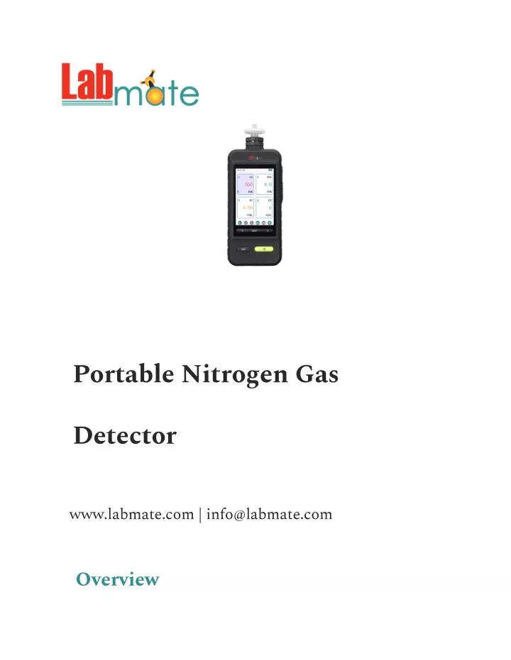 portable nitrogen gas
