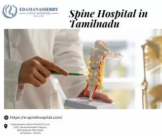 Spine Hospital in Tamilnadu