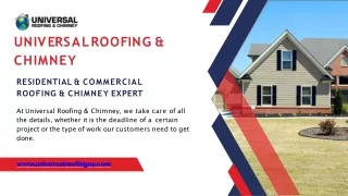 Residential & Commercial Roofing & Chimney Expert