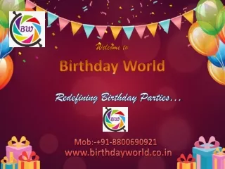 Birthday planner in Faridabad
