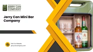 Jerry Can Mini Bar Company - Innovative Designs for Stylish Spaces