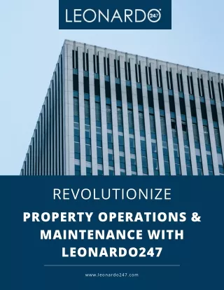 Revolutionize your property management journey with Leonardo247