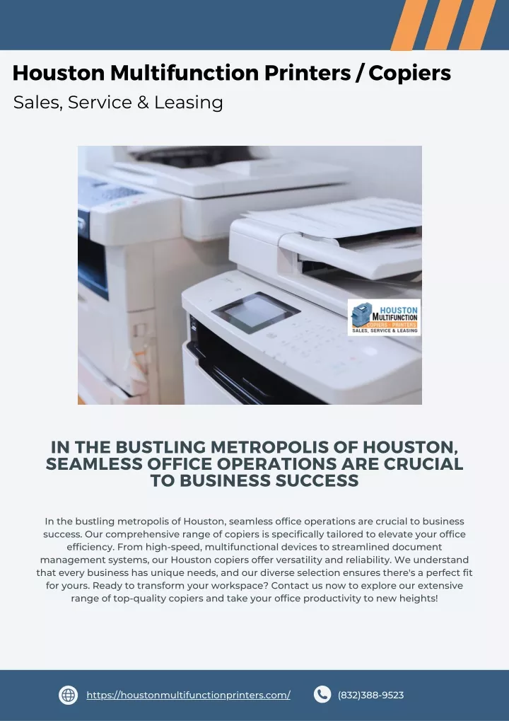 houston multifunction printers copiers sales