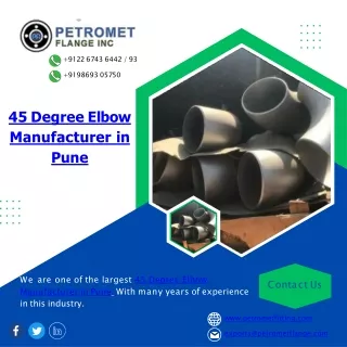 45 Degree Elbow in Pune | 45 Degree Elbow in Kolkata | 45 Degree Elbow in Chenna