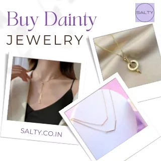 Buy Dainty Jewellery Online - Salty Accessories