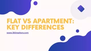 Flat vs Apartment |  Key Difference between Flat and Apartment